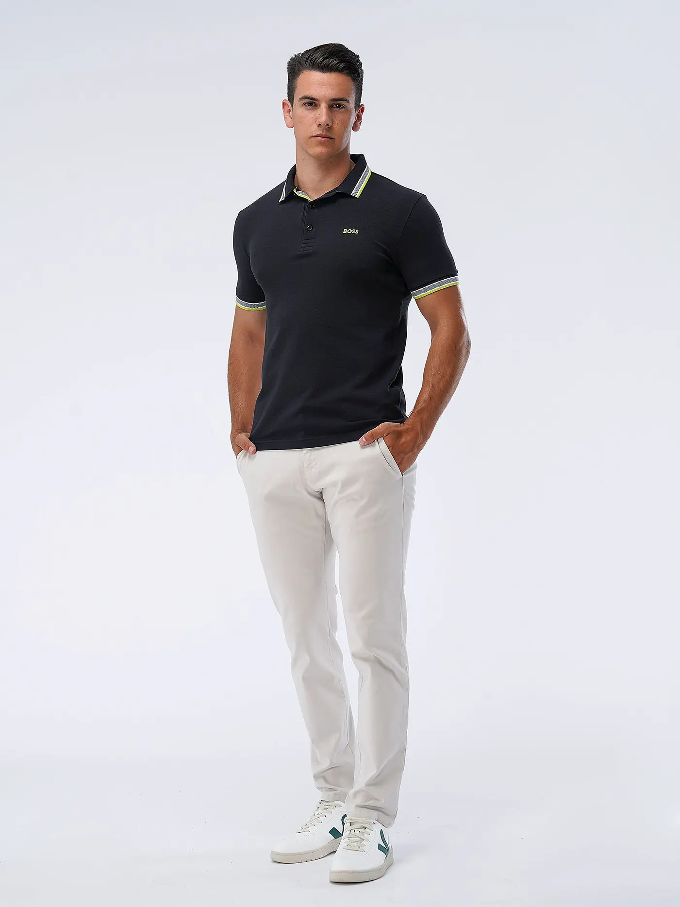 BOSS | Poloshirt Regular Fit PADDY | schwarz